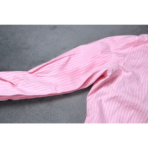 United Colors of Benetton Girls Pink Striped Button-Down Shirt Size XS 4 - Picture 14 of 14